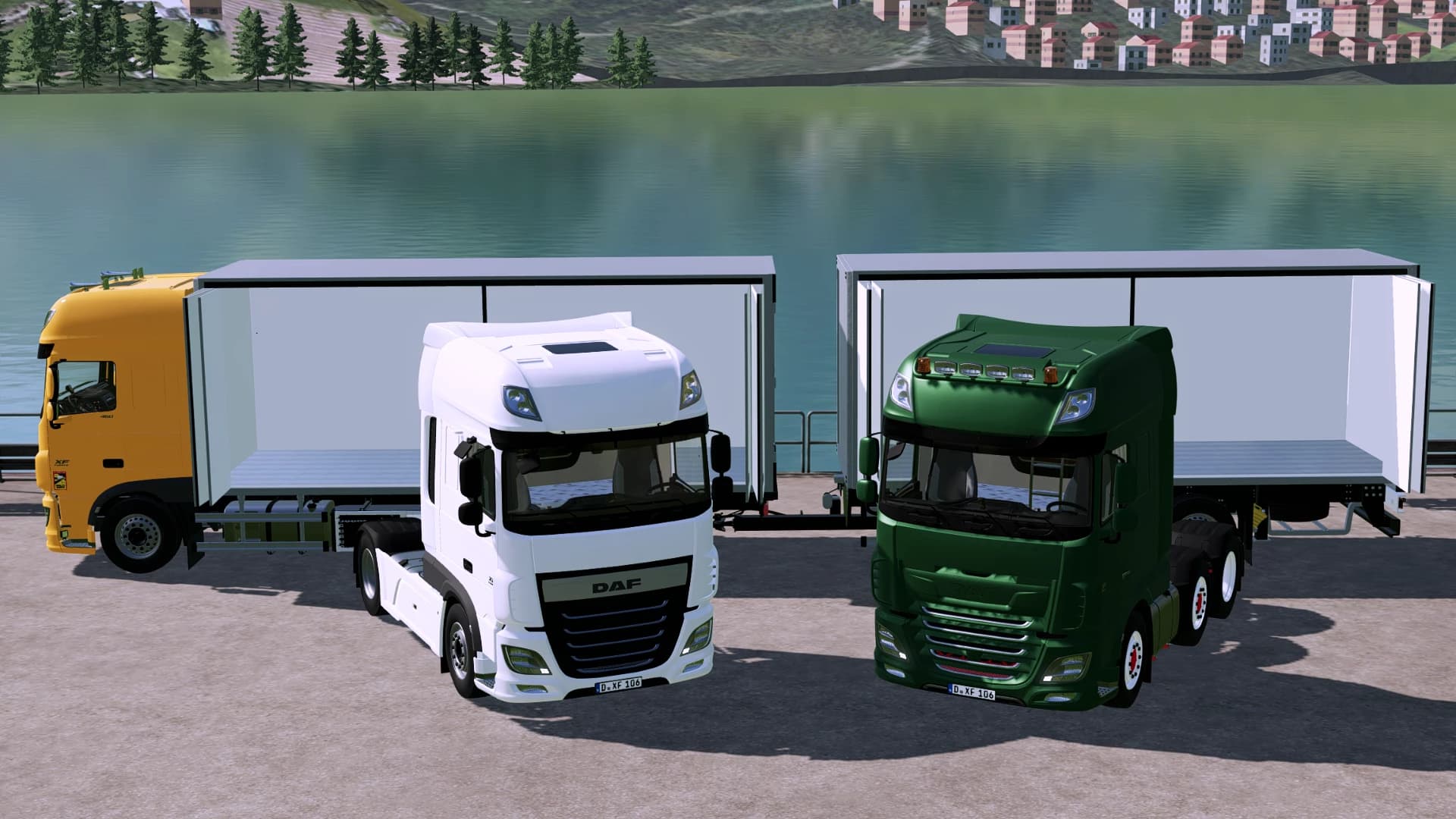 DAF XF 106 + TANDEM TRAILER 5