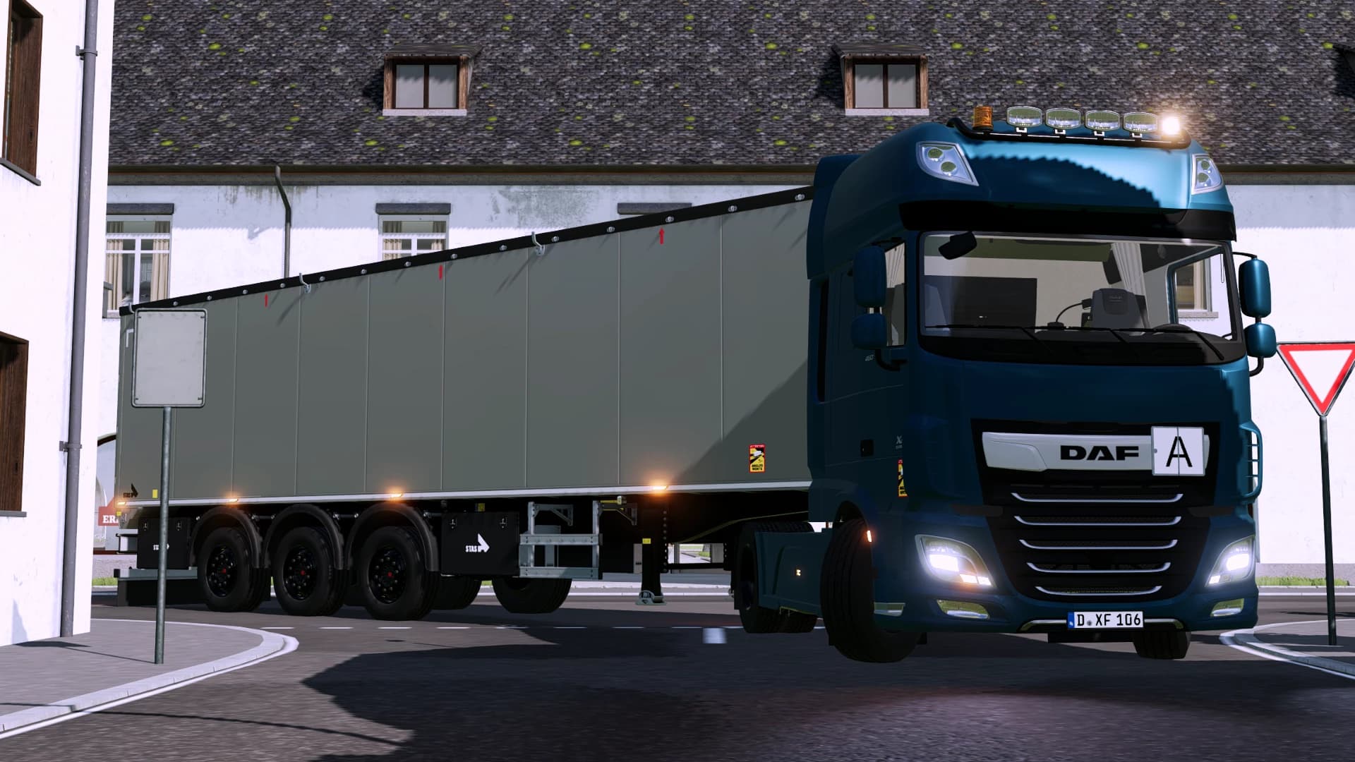DAF XF 106 + TANDEM TRAILER 3