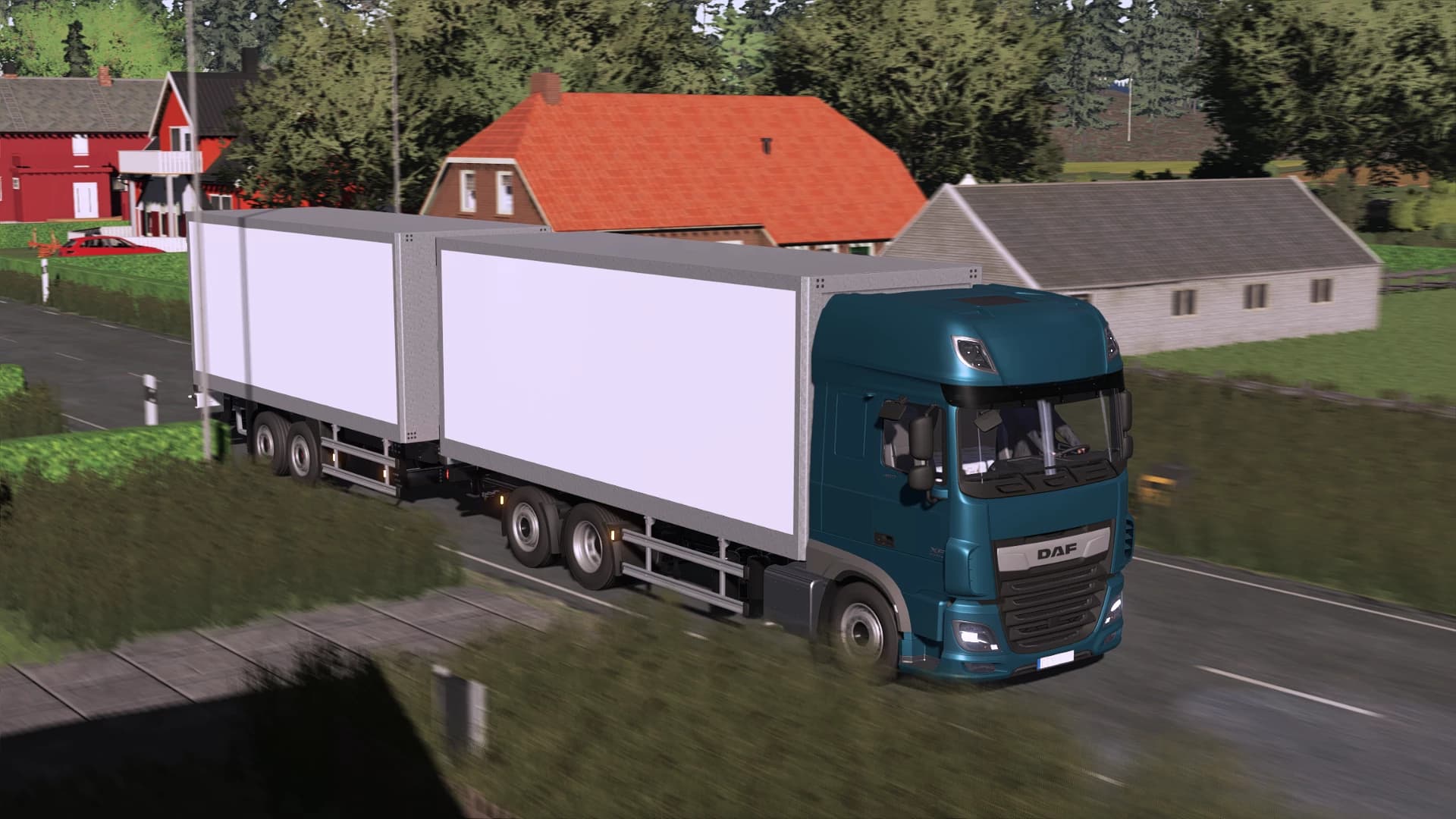 DAF XF 106 + TANDEM TRAILER 2