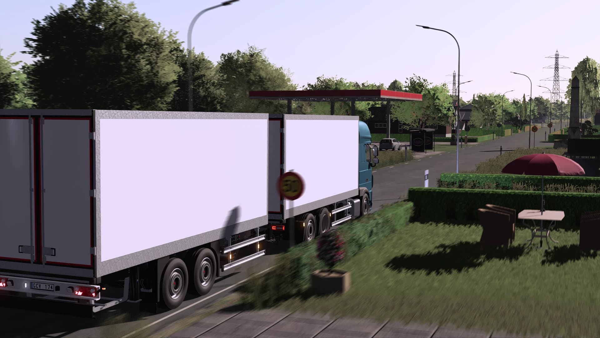 DAF XF 106 + TANDEM TRAILER