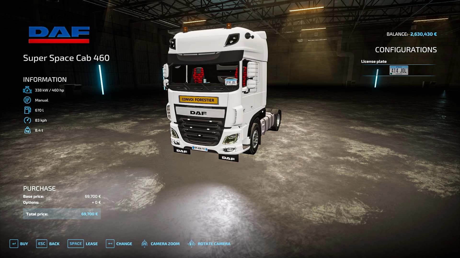 DAF XF 460 SUPER SPACE CAB 2