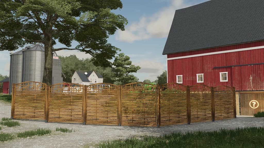 DECORATIVE WOODEN FENCE 2