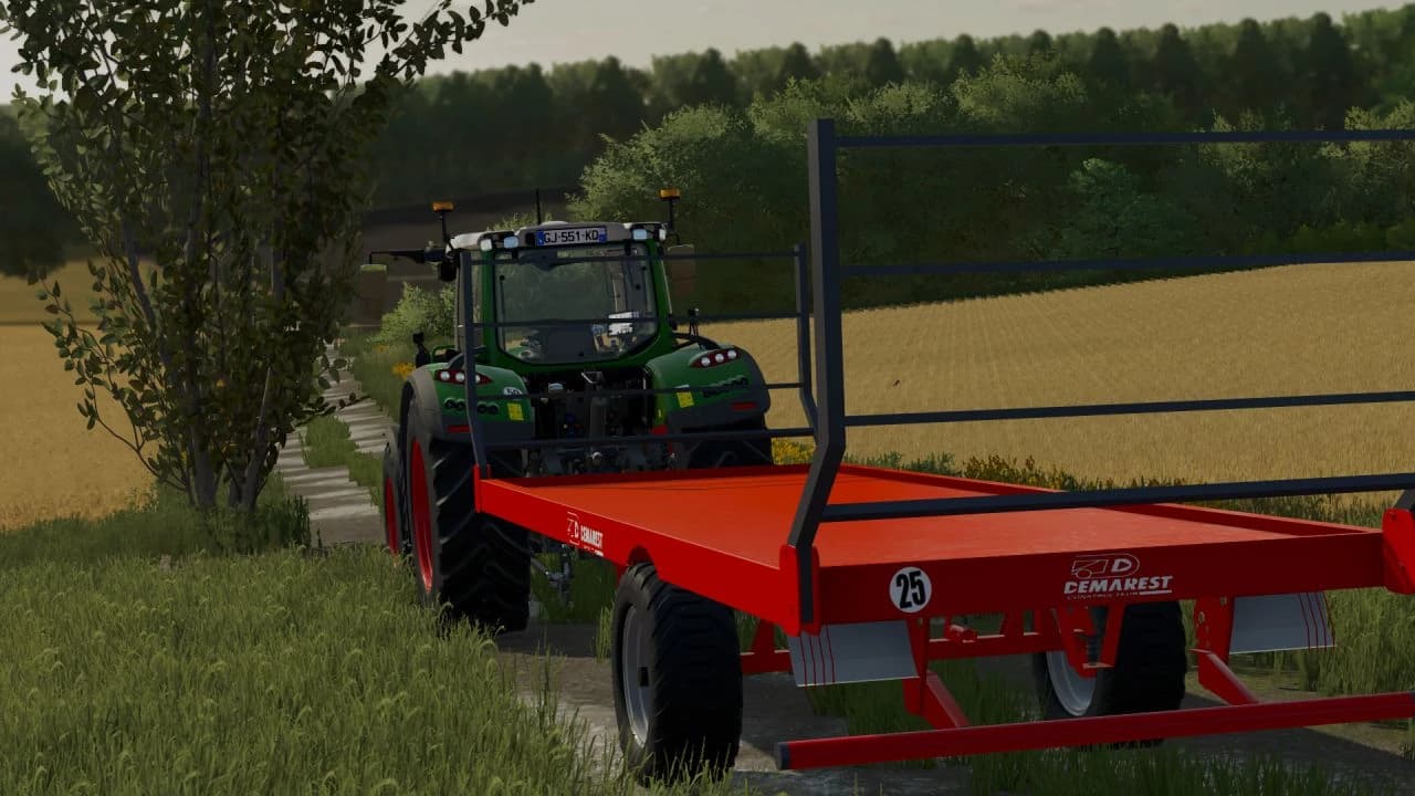 DEMAREST FLATBED TRAILER