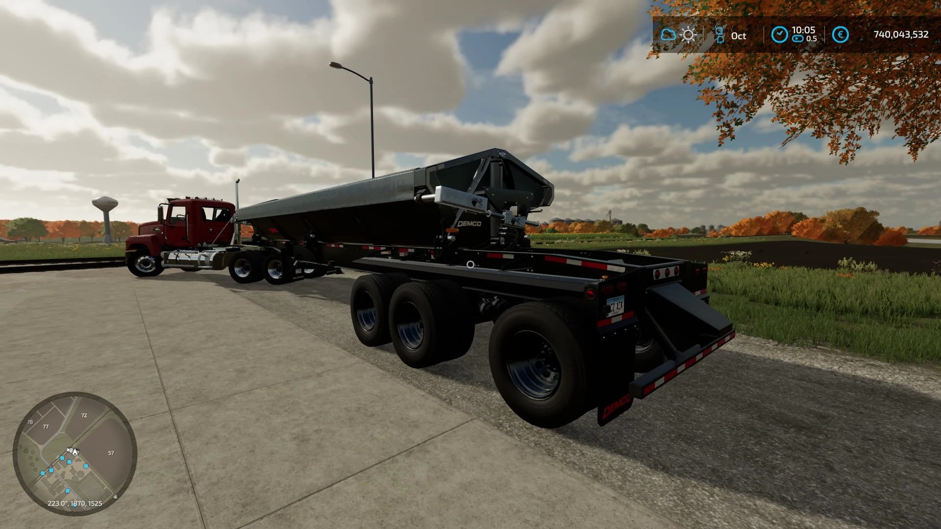 DEMCO SIDE TIP TRAILER CUSTOM 5