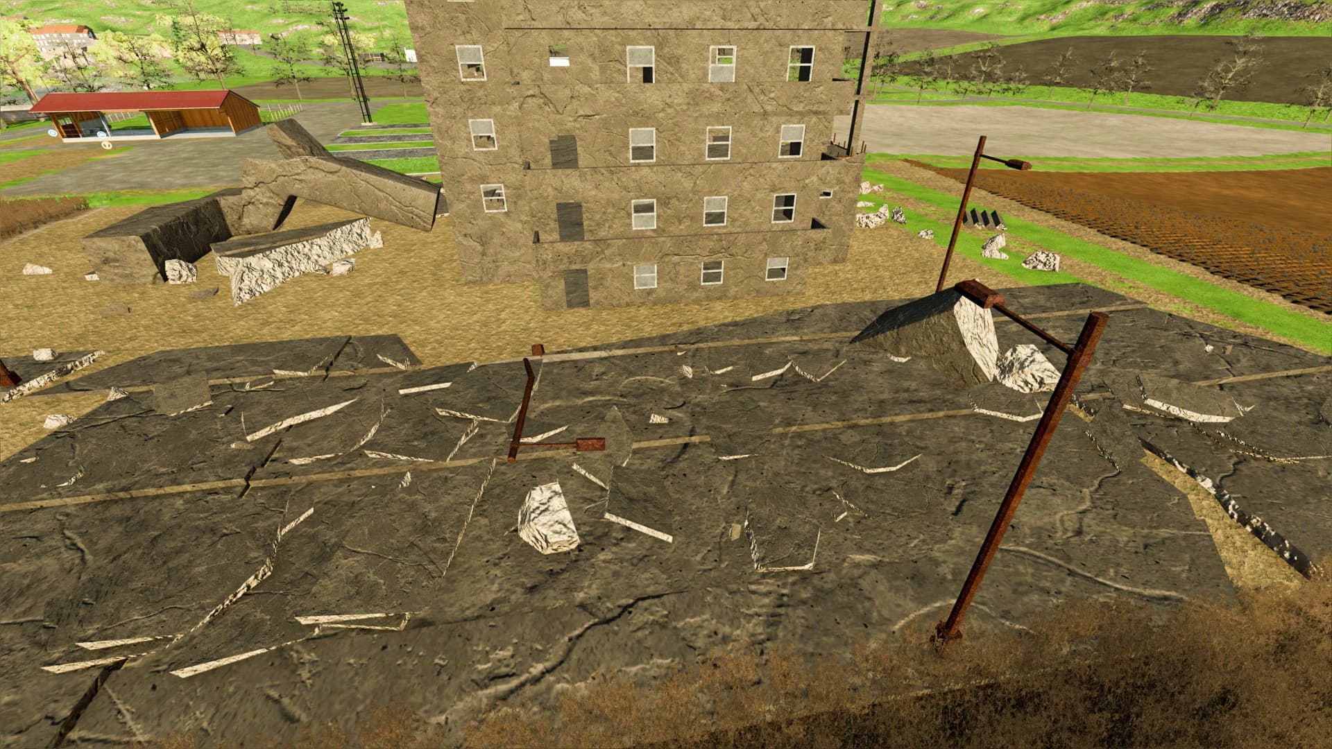DESTROYED BUILDINGS