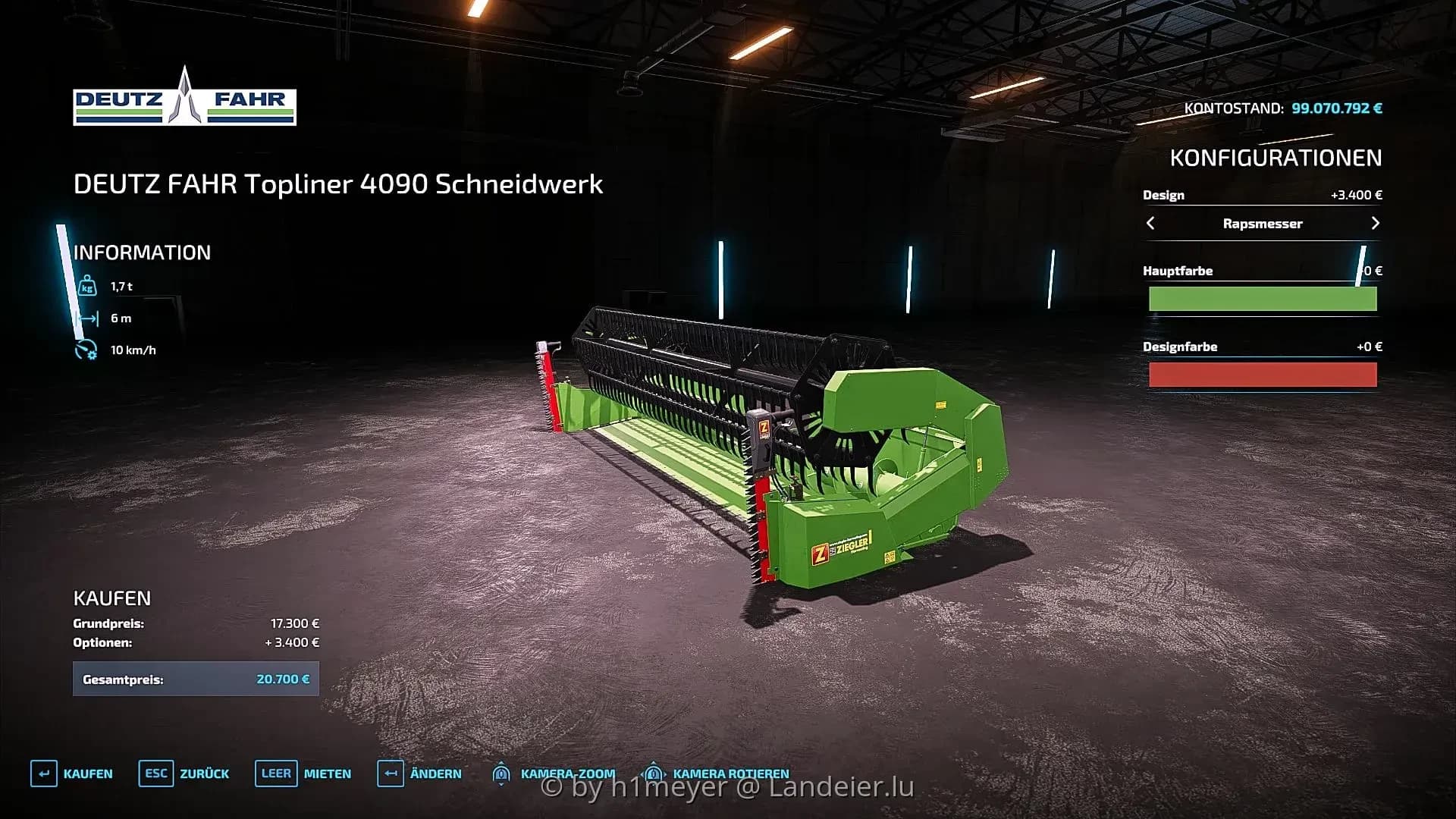 DEUTZ-FAHR HEADER