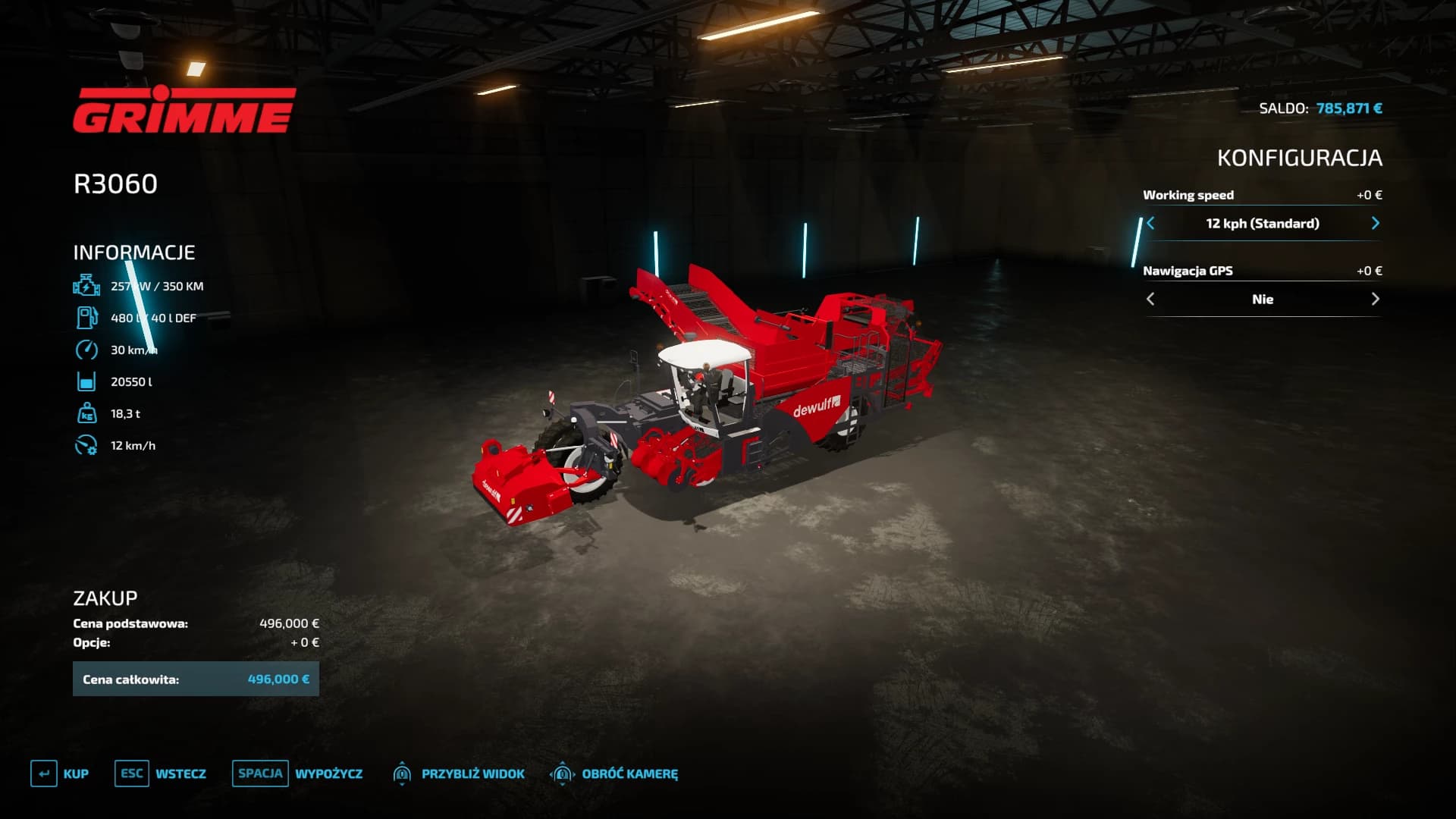 DEWULF FR3060 BETA