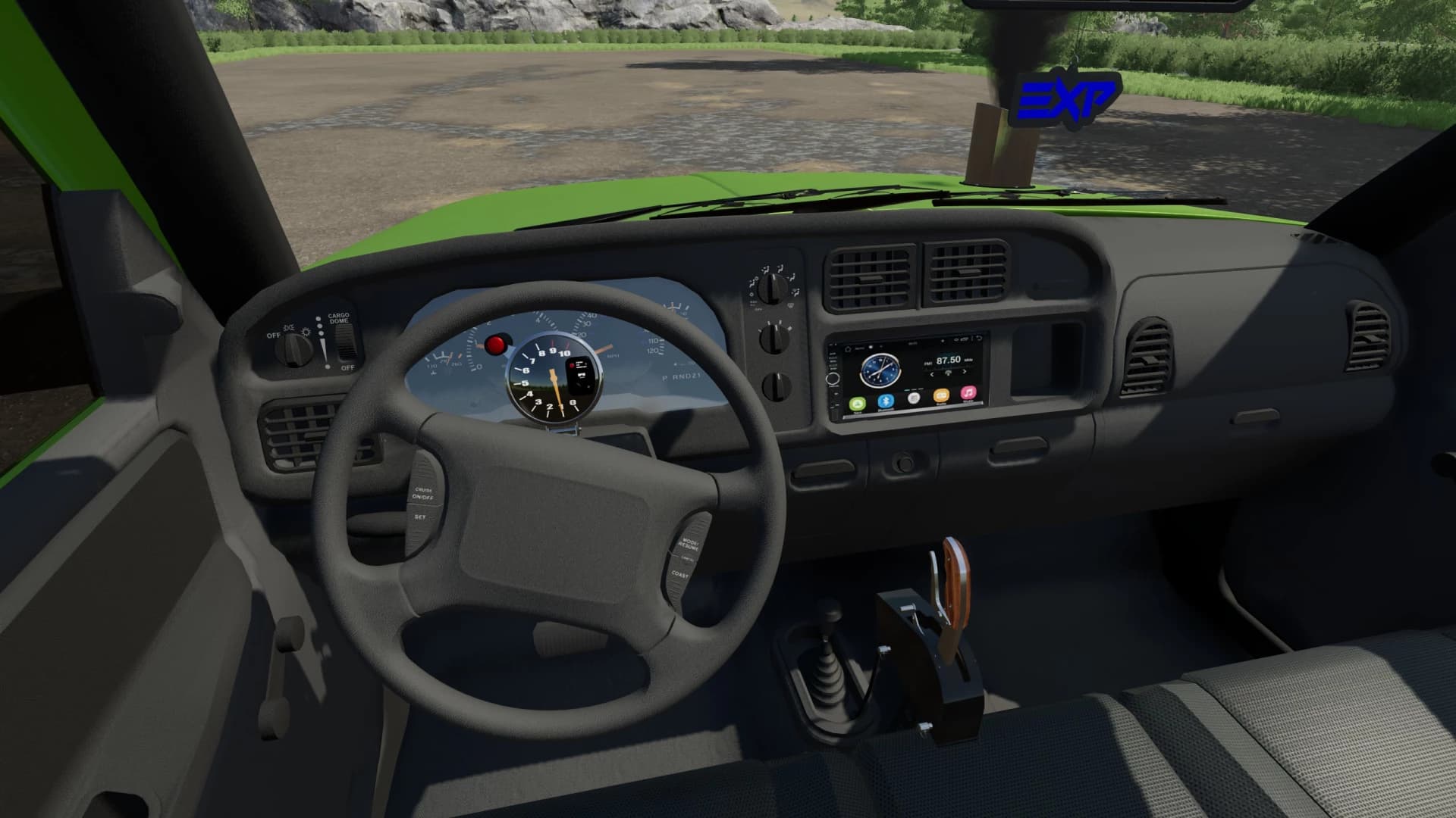 DODGE PULLING TRUCK 2