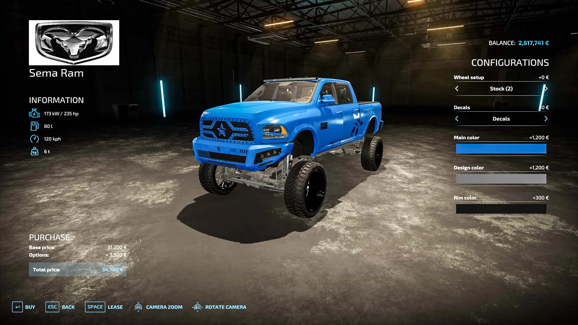 DODGE SEMA RAM 3