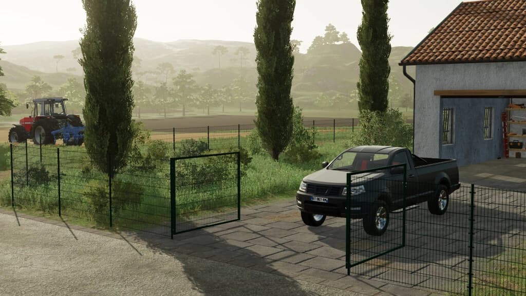 DOUBLE ROD MAT FENCE PACK 2