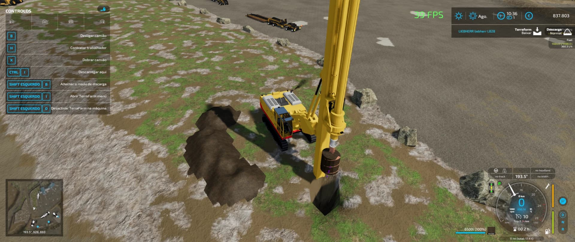 DRILLING RIG "LIEBHERR LB28"