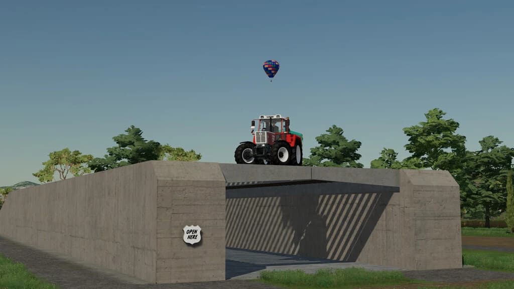 DRIVE OVER BUNKER SILO 2
