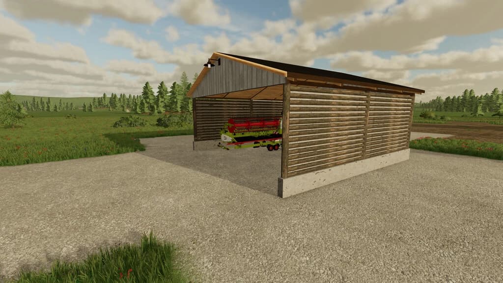 DRIVE THRU LOG SHED 4