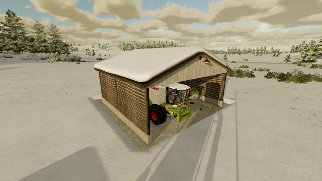 DRIVE THRU LOG SHED 2