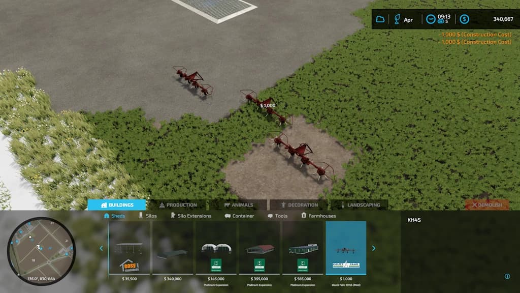 Deutz Fahr KH4S Placeable 3