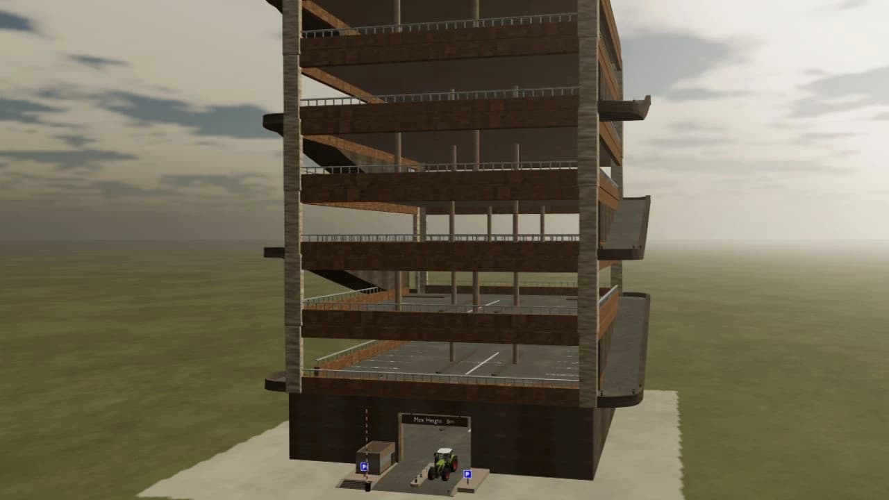 EIGHT LEVEL PARKING GARAGE