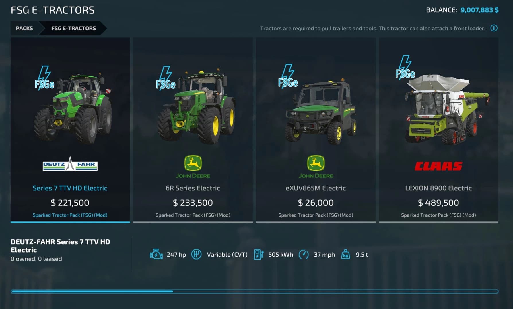 ELECTRIC TRACTOR PACK 2