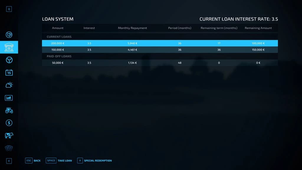 ENHANCED LOAN SYSTEM