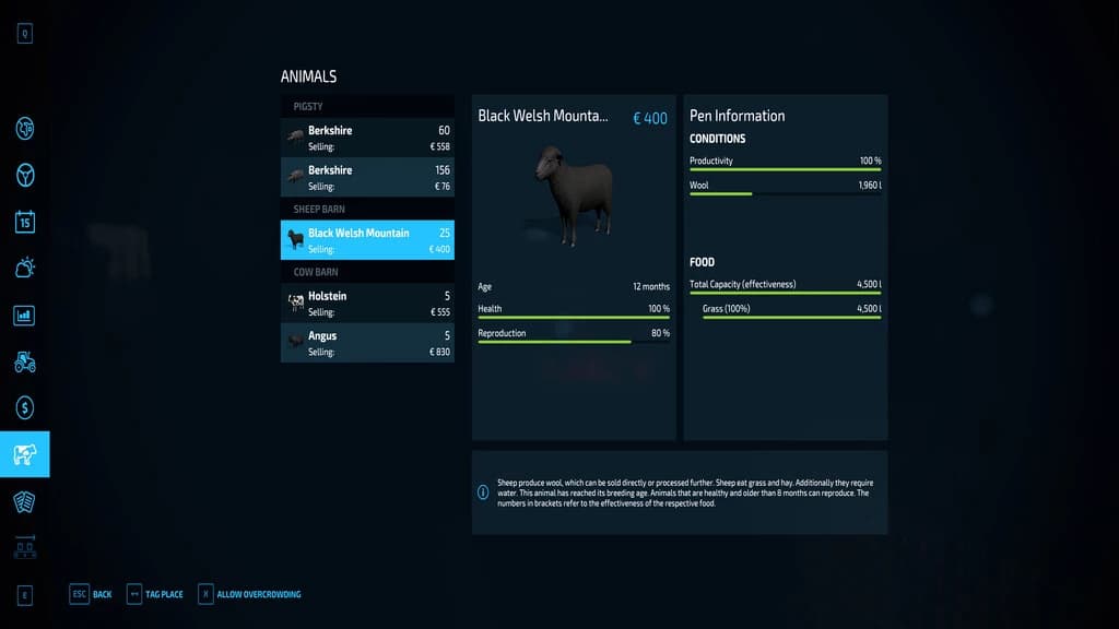 ENHANCED ANIMAL SYSTEM