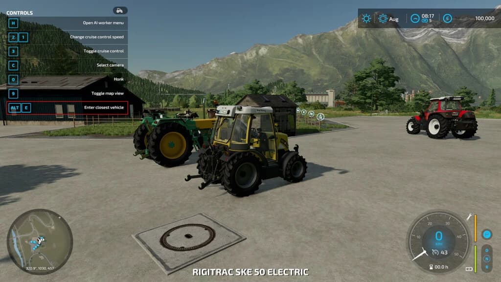 ENTER CLOSEST VEHICLE 3