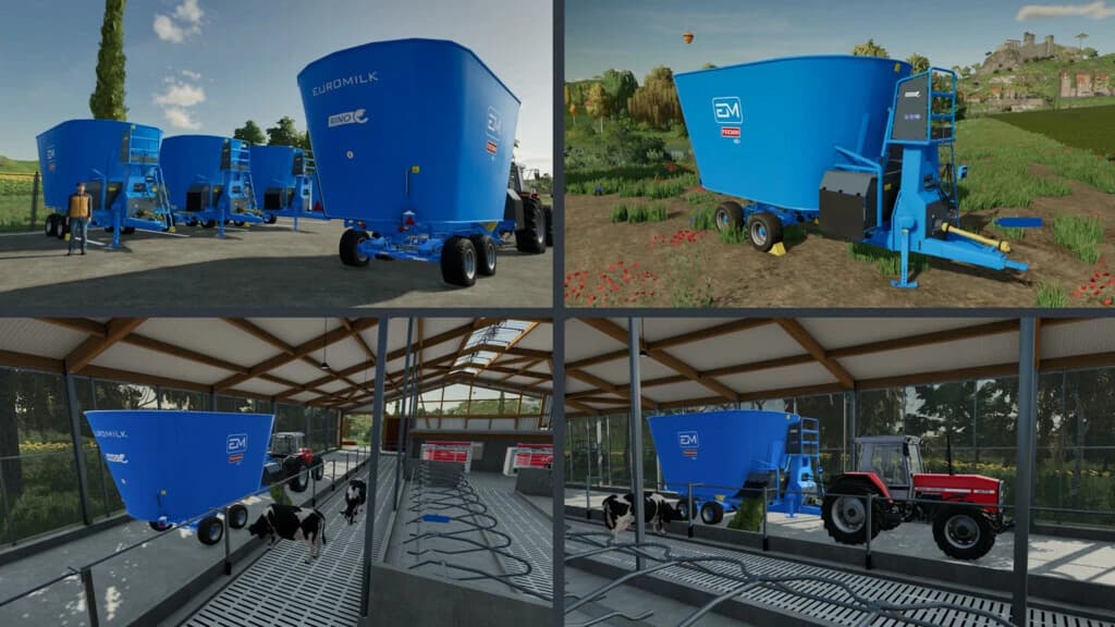 EUROMILK FEED MIXER WAGONS 3