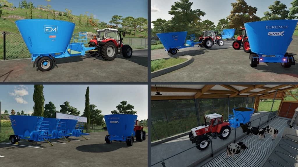 EUROMILK FEED MIXER WAGONS 2