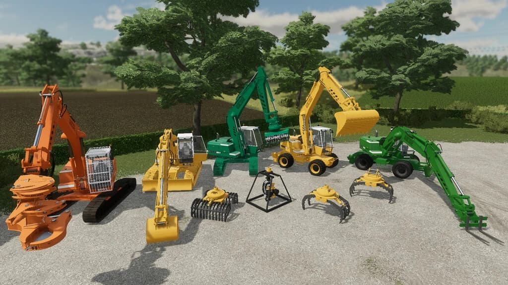 EXCAVATOR LIEBHERR 902 PACK 4