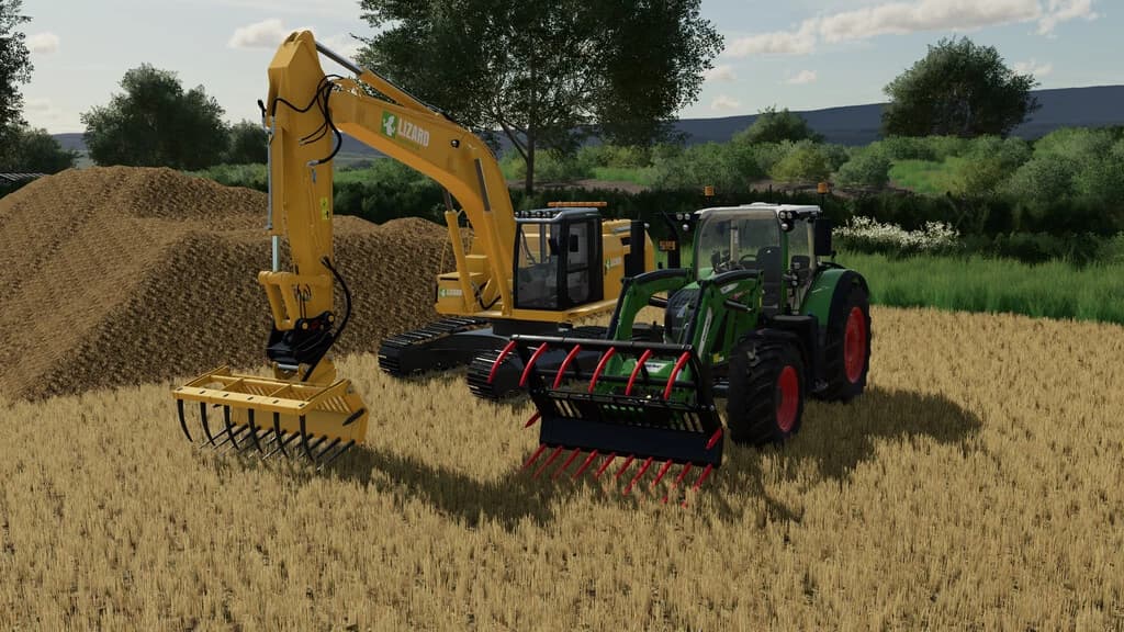 EXCAVATOR/FRONTLOADER MANURE GRAB 4
