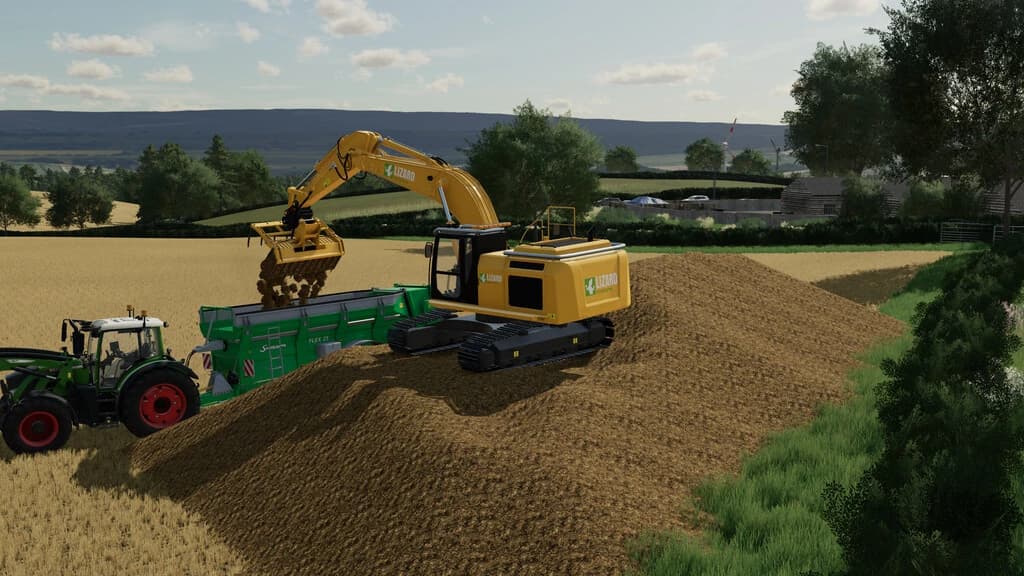 EXCAVATOR/FRONTLOADER MANURE GRAB 2