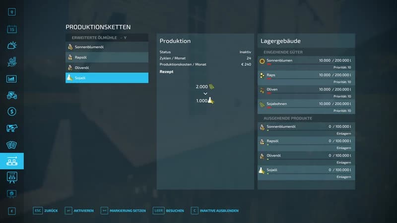 EXTENDED OIL MILL