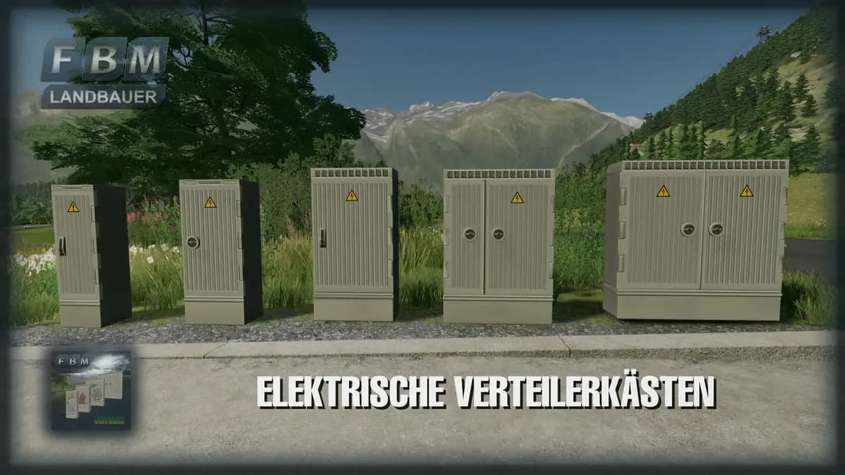 Electrical distribution boxes 5