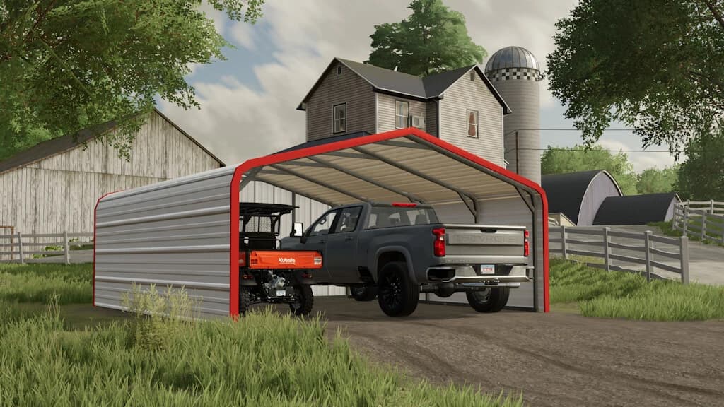 Enclosed Carport 2