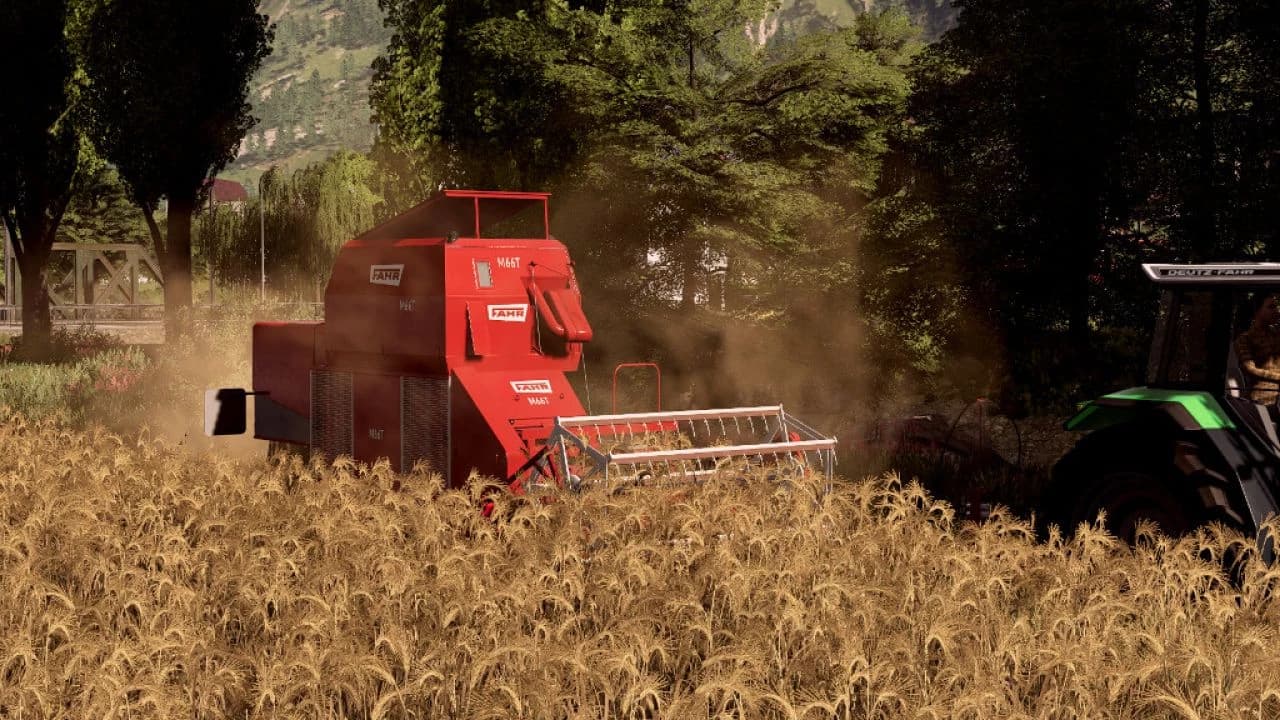 FAHR M66T TRAILED COMBINE 2