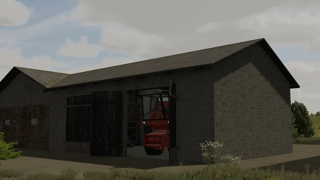 FARM BUILDING WITH COWS 2