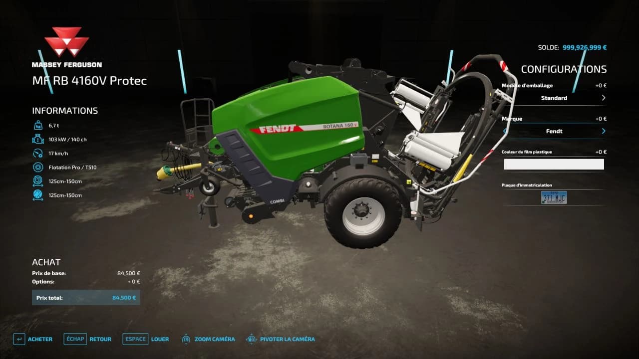 FENDT ROTANA 160V / MASSEY FERGUSON 4160V 2