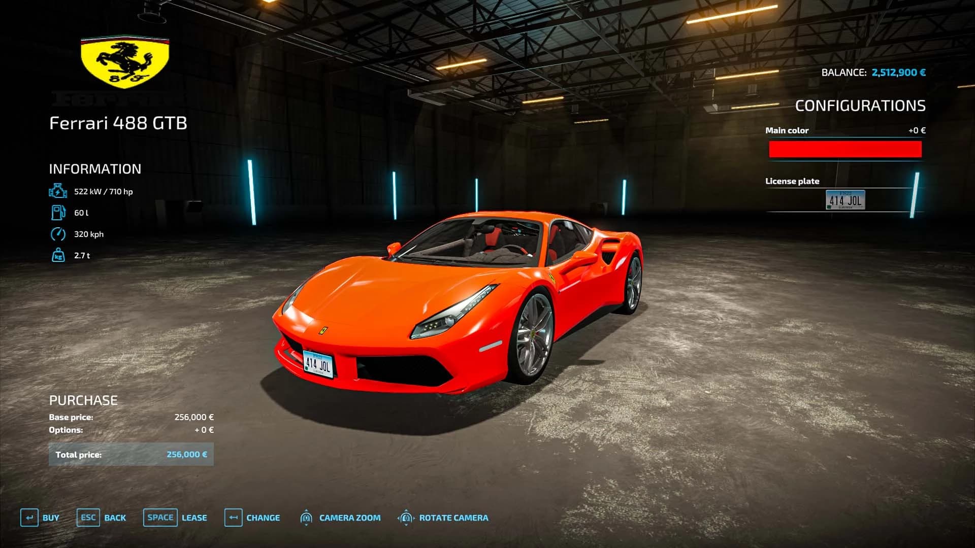 FERRARI 488