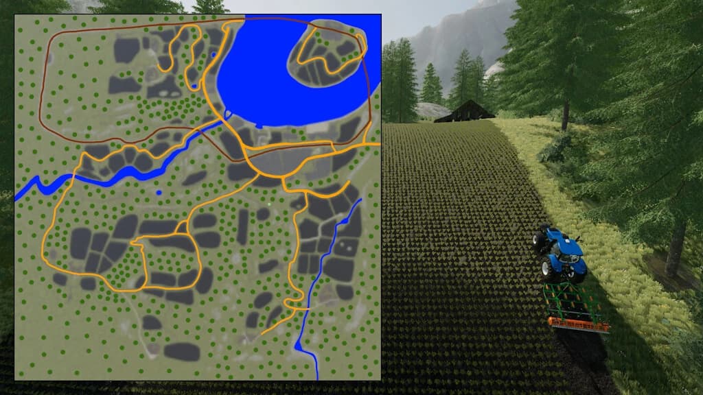 FJORDDAL MAP