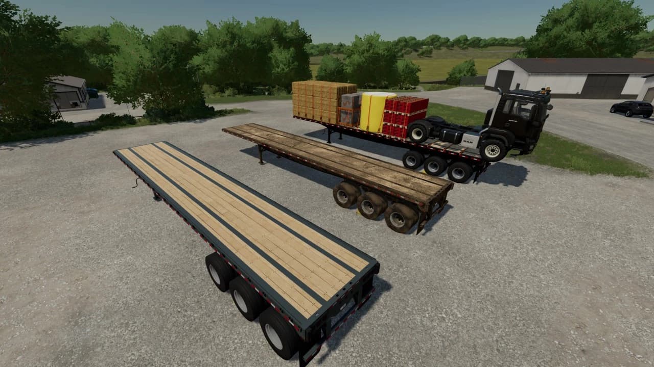 FLATBED TRAILER IBM JMT19 4