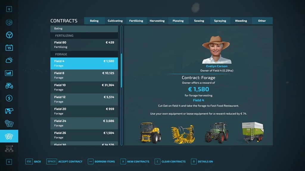 FORAGE CONTRACTS 3