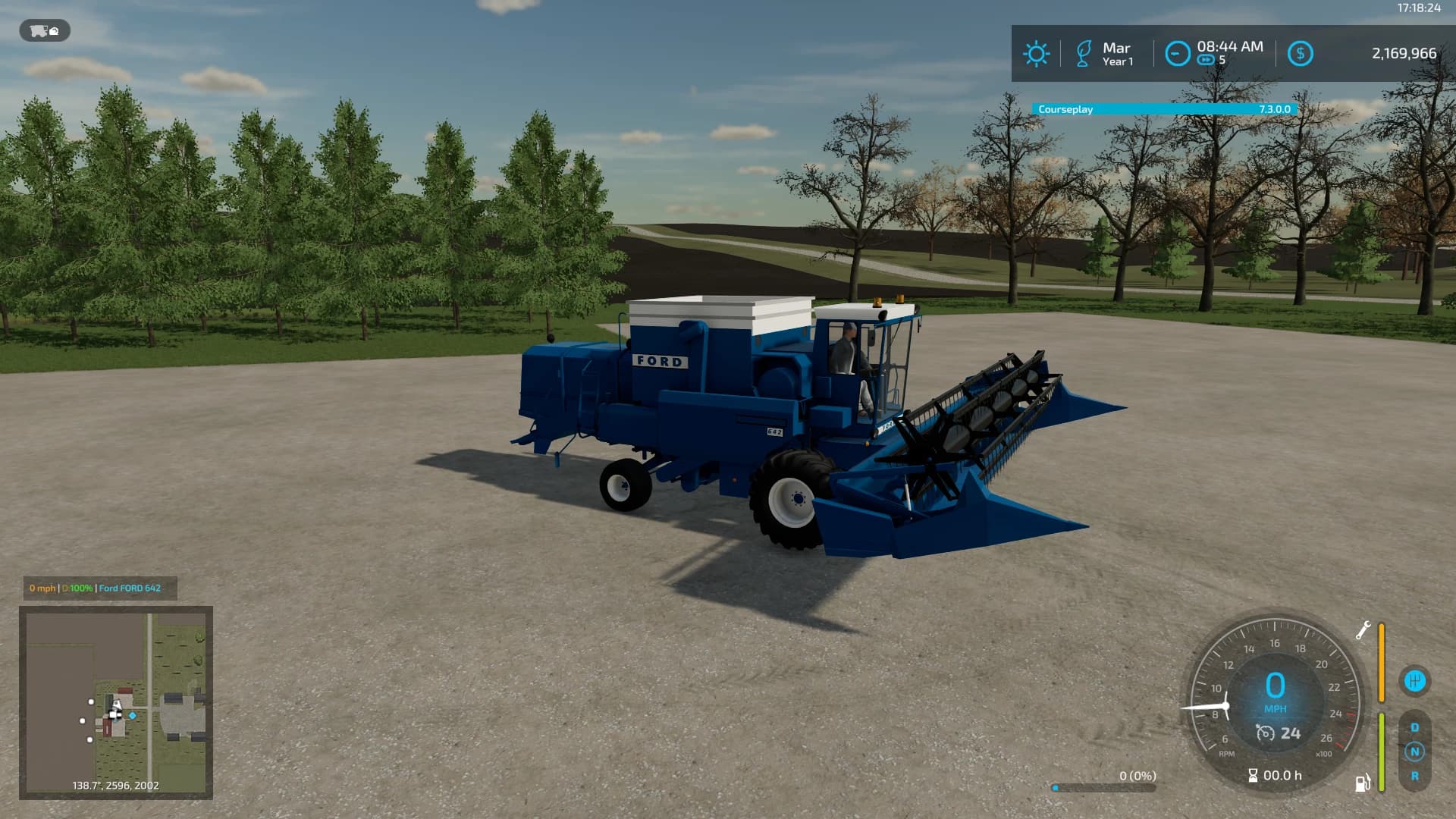 FORD 642 COMBINE