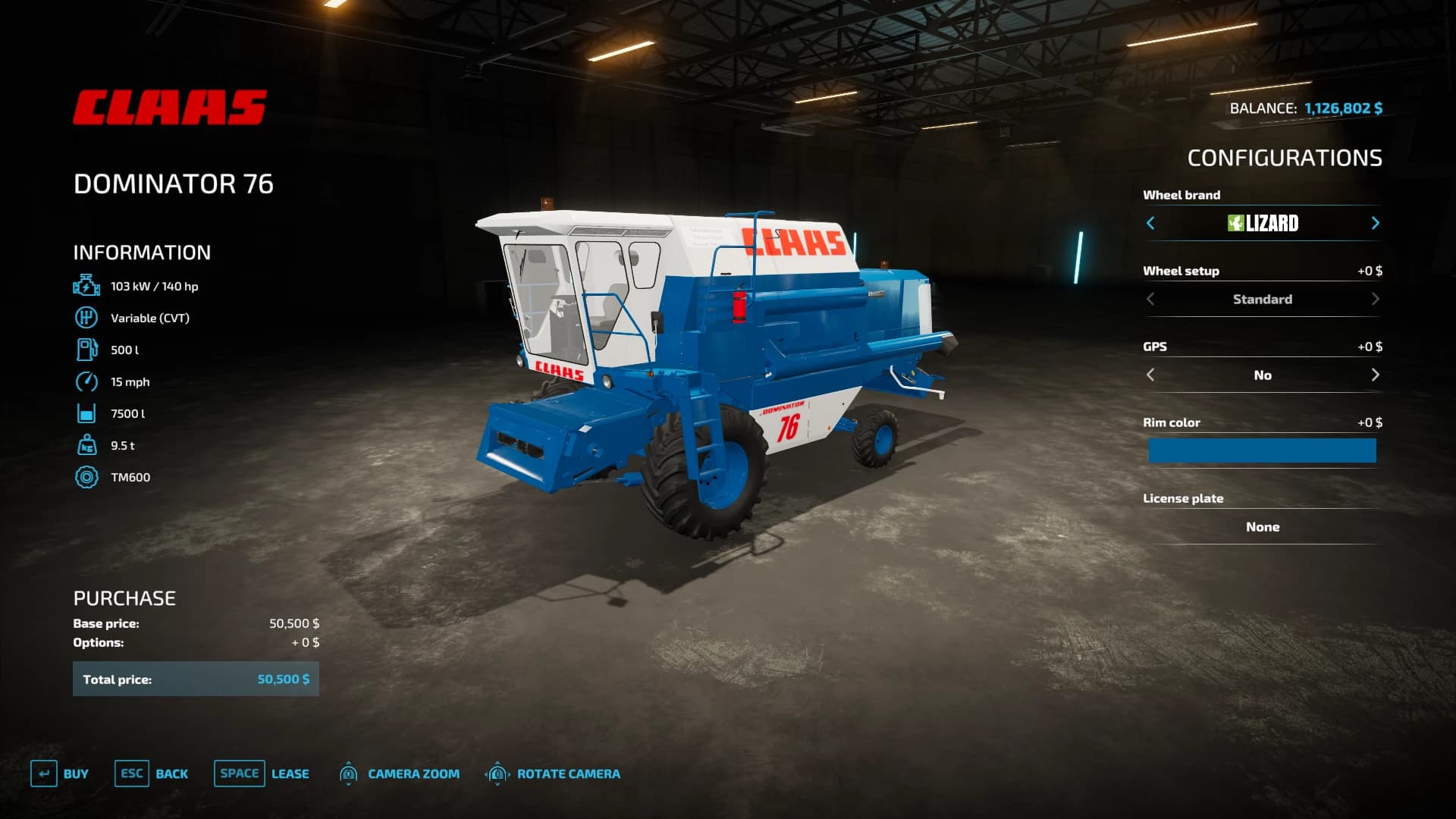 FORD CLAAS DOMINATOR 76