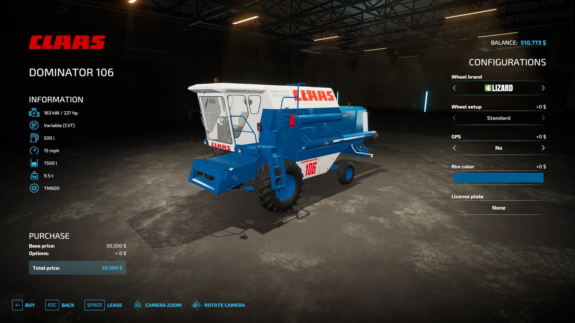 FORD/CLAAS 76/96/106 COMBINES 3