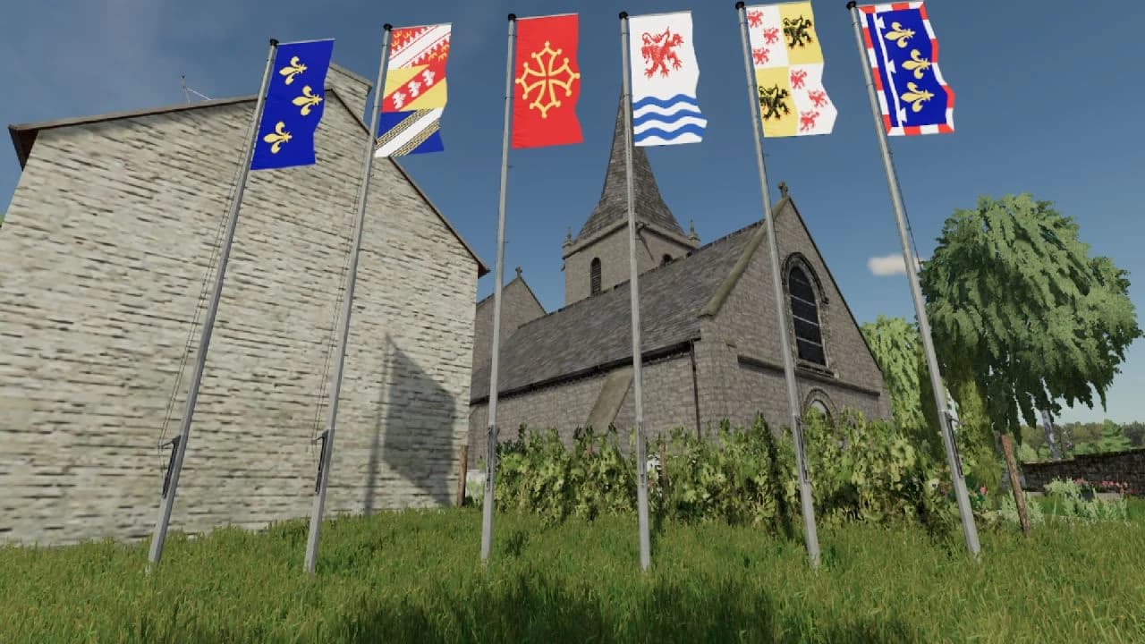 FRENCH REGIONS FLAGS PACK 4