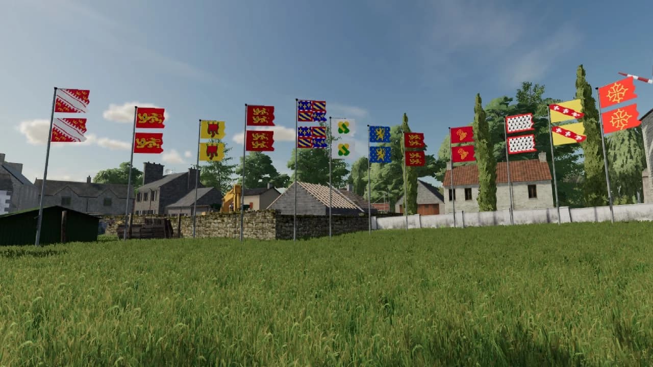 FRENCH REGIONS FLAGS PACK 3