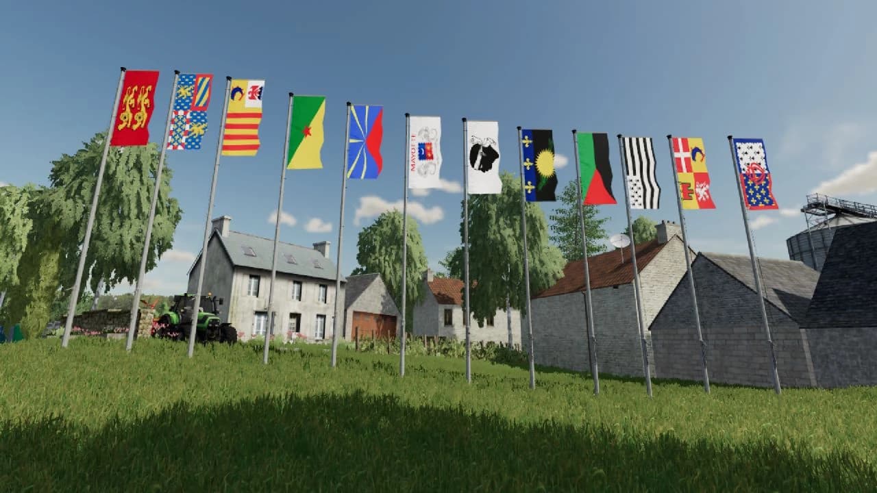 FRENCH REGIONS FLAGS PACK 2