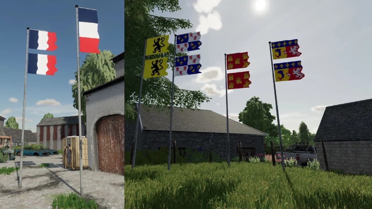 FRENCH REGIONS FLAGS PACK