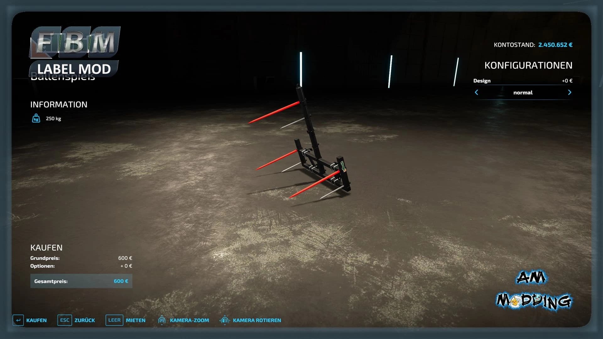 FRONTLOADER BALE SPIKE 4