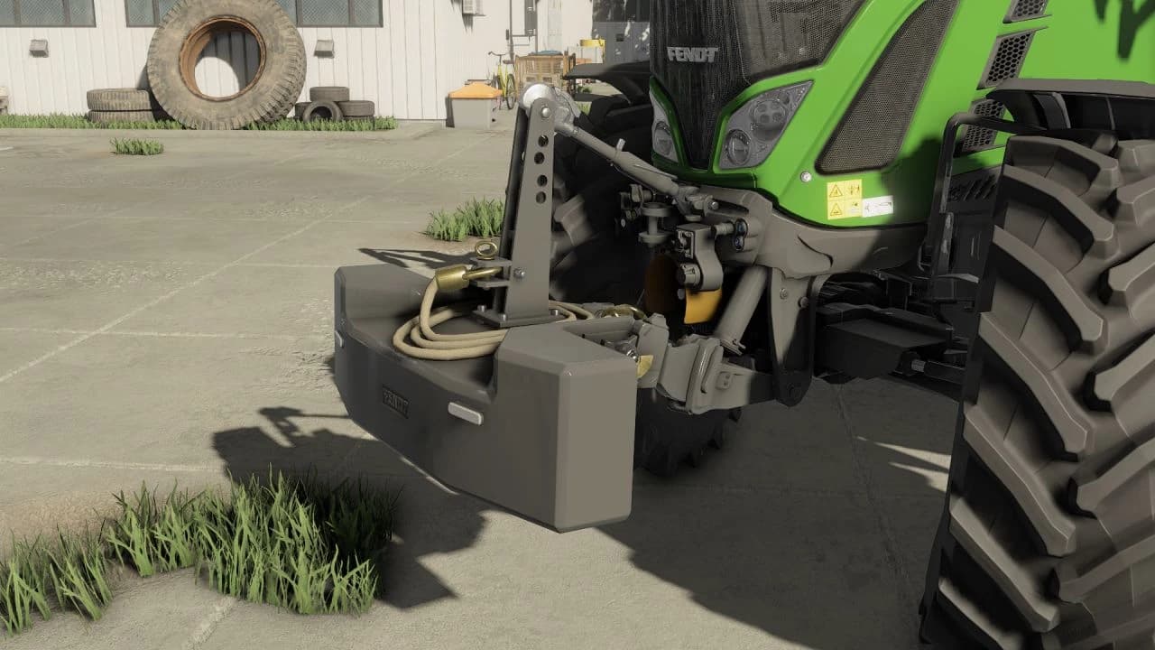 Fendt 1250kg weight 2
