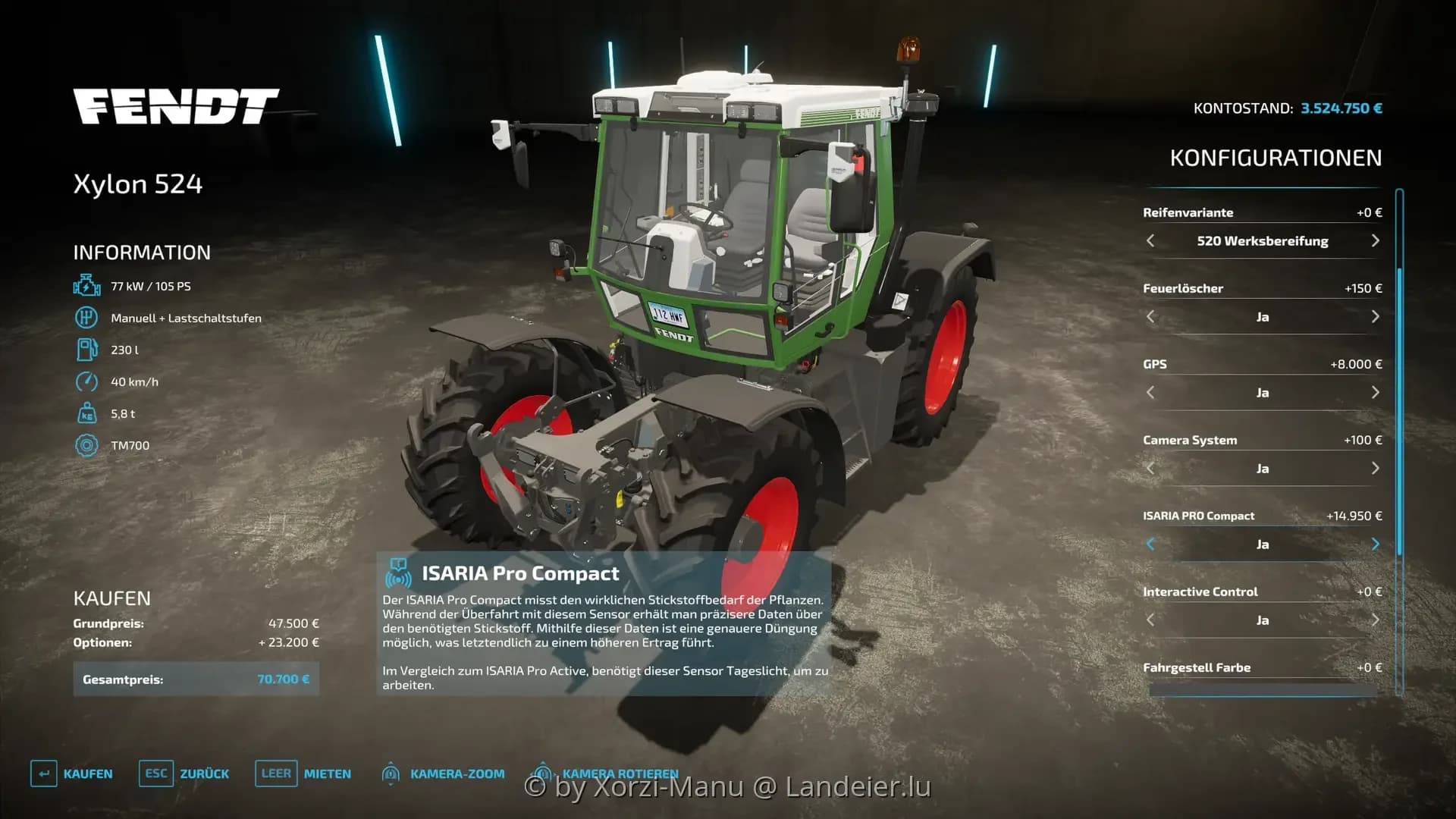 Fendt Equipment Carrier Pack