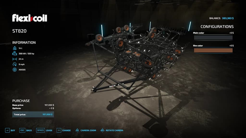 Flexicoil ST820 Rust Edition